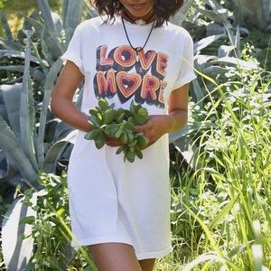 Love More T-Shirt Dress